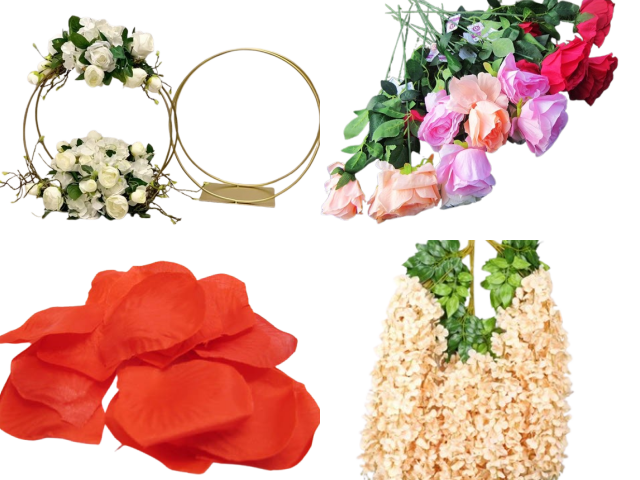 Flowers, Petals & Garlands